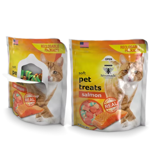 Saco Cat Treat com tecnologia SmartSeal